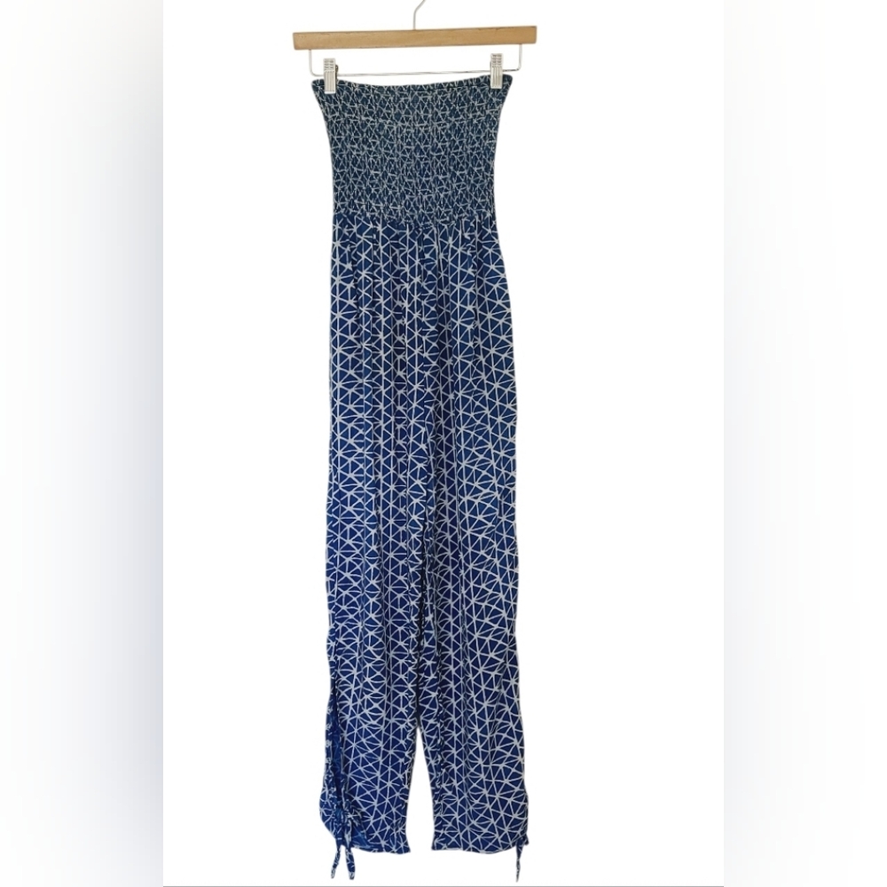 Rip Curl Ocean Tribe Patterned Strapless Jumpsuit Size Small - Picture 2 of 5